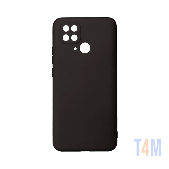 Funda de Silicona con Marco de Cámara para Xiaomi Redmi 10c Negro